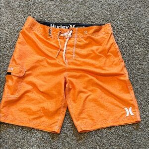 Hurley Men's Bright Orange Board Shorts
